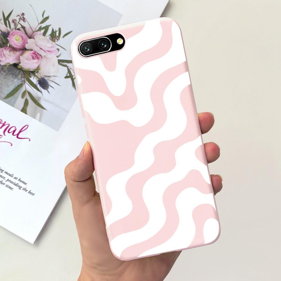 For Honor 10 Case Honor10 COL-L19 COL-L29 Fashion Moon Pattern Soft Silicon Protective Cover Phone Cases