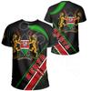 African Region Kenya Texas Special 3D Printing T-shirt Round Neck Street Fashion Casual Shirt Men's Oversized T-shirt