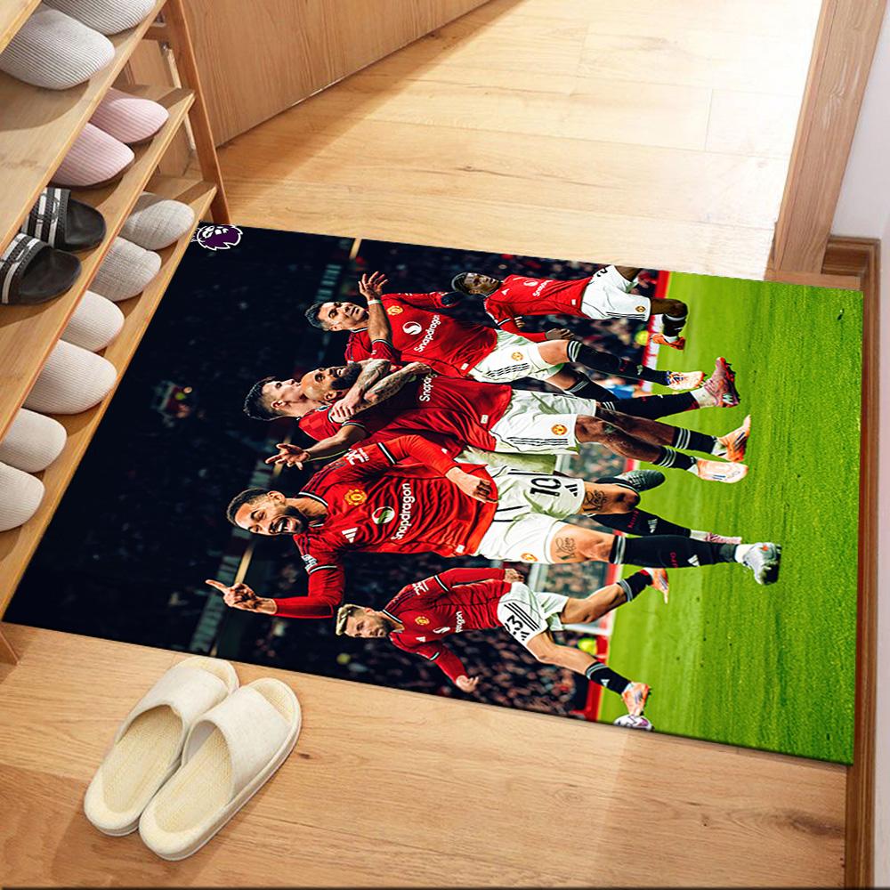 Manchester Floor Mat Suitable For Game Room Dormitory Outdoor Dining Room Antislip Carpet Anime Office Decor