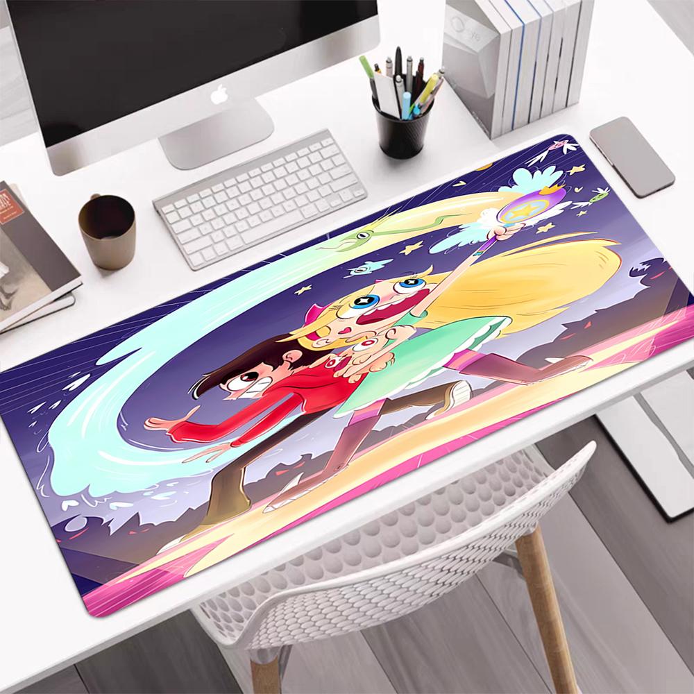 Star Butterfly Theme Mouse Pad, Non Slip Rubber Base, Multifunctional Office & Home Decor, Perfect for Workspace Personalization.