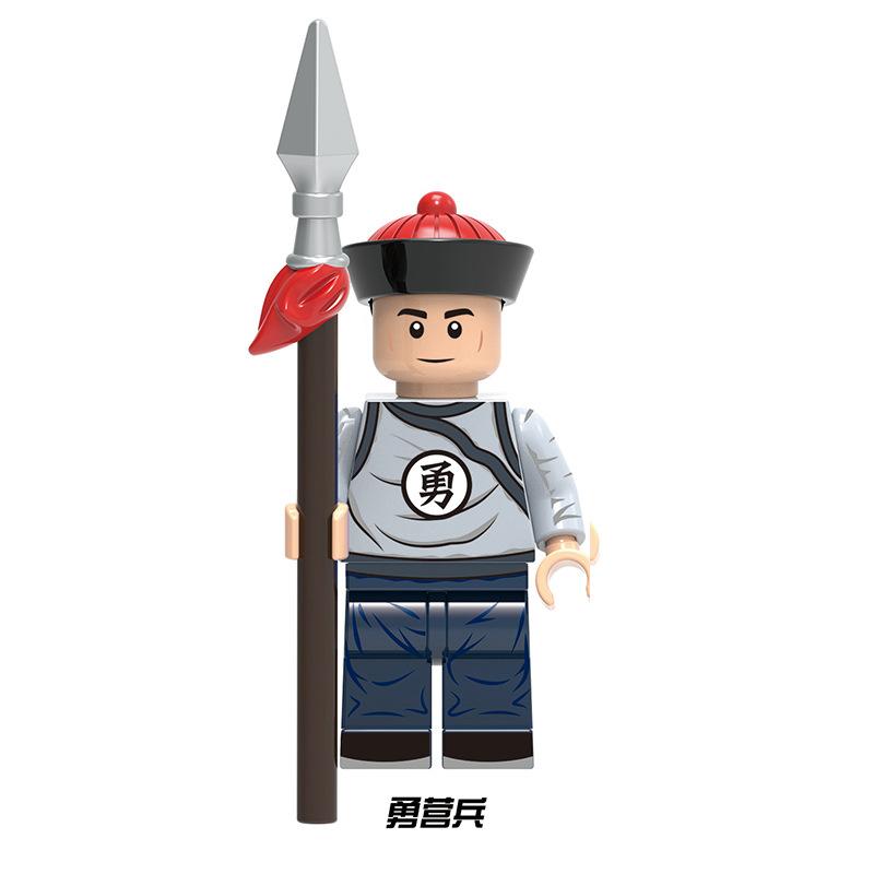 Product Xinhong X0329 Ancient Chinese Series Of Civil And Military Officers And Soldiers Children'S Figurine Assembled Building Block Toys