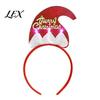 Glowing Holiday Accessories for Parties Light Up Christmas Headbands, Shiny Glitter Santa Hat Tree Reindeer Antler Hairbands, Party Hair LED Xmas Head