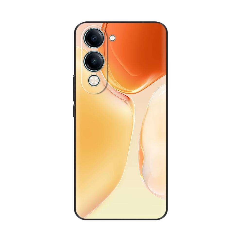 For Vivo Y19 5G Case Cool Painting Soft TPU Covers Black Silicone Back Cover for Vivo Y19 5G Y 19 Phone Cases Cartoon Fundas