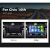 Andriod Car Stereo Radio For Honda Civic 10th 10gen 2015 - 2021 Multimedia Player Wireless Carplay Android Auto WiFi DSP