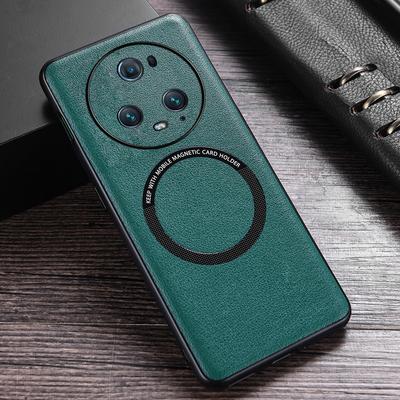 PU Leather Case for Honor Magic 6 5 Lite Case for Magsafe Magnetic Wireless Charging Shockproof  Cover for Honor X9A X9B Couqe
