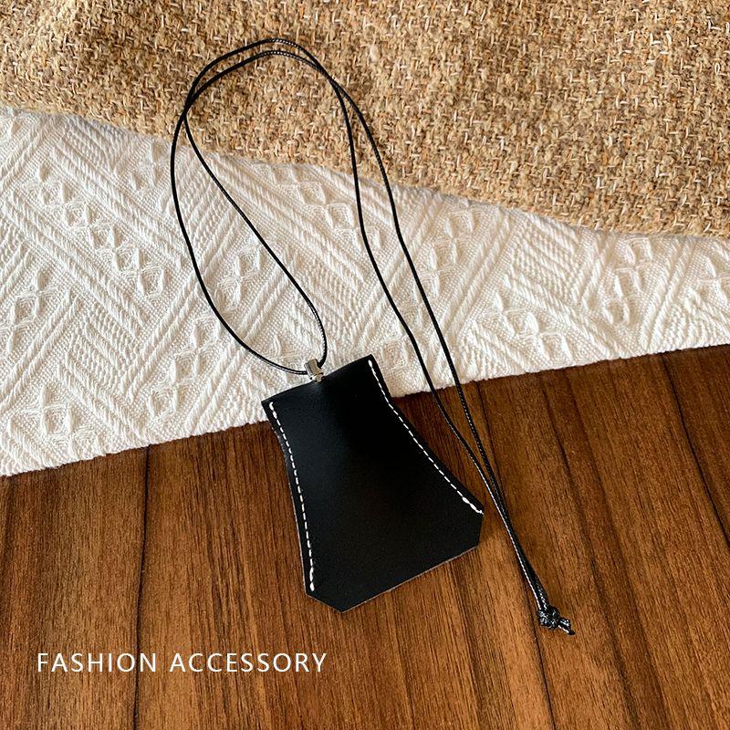 

Длинный Подвесной Шнурок для Солнцезащитных Очков из Кожи с Магнитной Застежкой-Клипсой для Женщин, Портативный для Улицы, Аксессуары-Цепочка для Свитера X1582 square Black