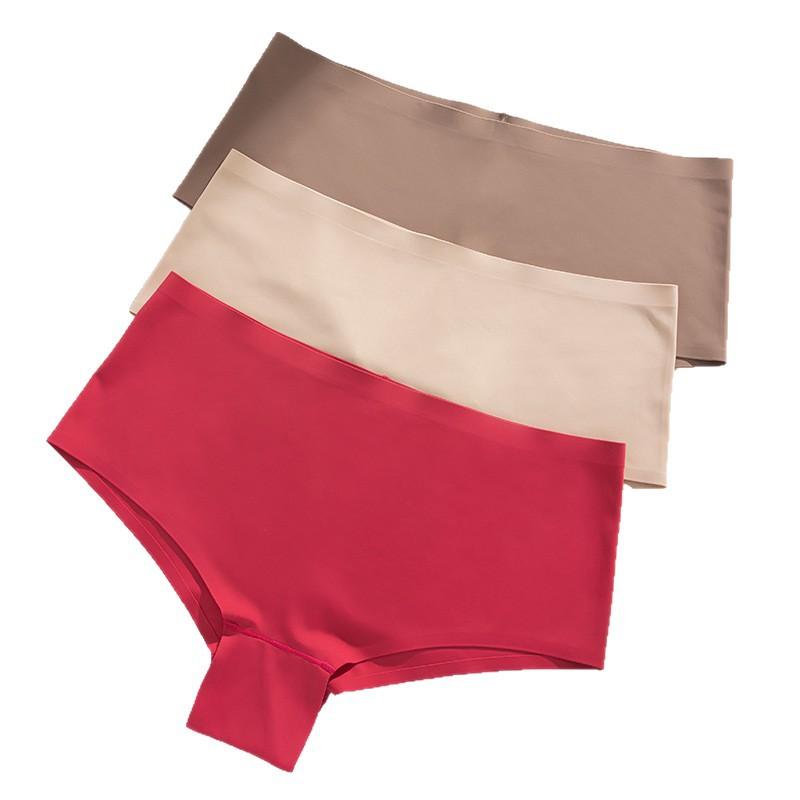 Seamless Sports Invisible Briefs: Close-fitting, Breathable and Comfortable, Ice-Silk, Hip-Hugging Ladies’ Briefs