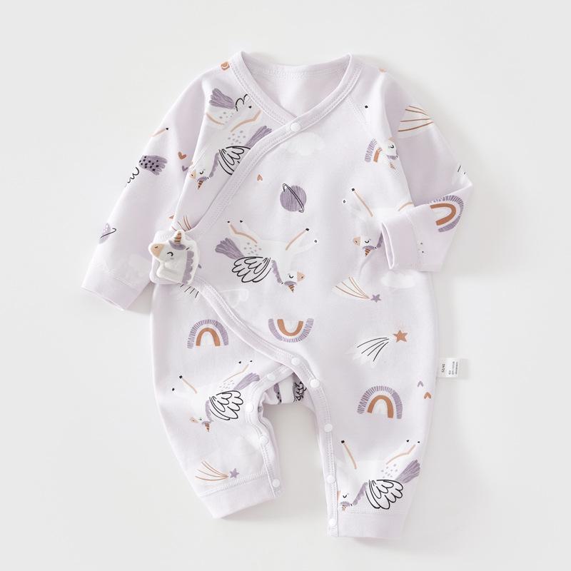 Newborn Baby Onesies: Spring & Autumn Pure Cotton Underwear for 0-3 Months