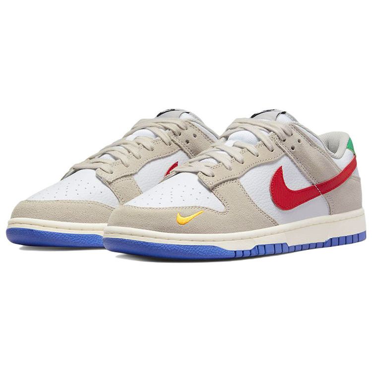 Nike Dunk Low Light Iron Ore Men Sneakers Grey University-Red White DV3497-001