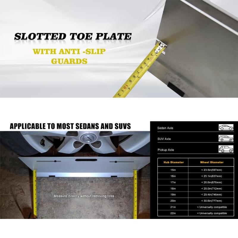 Autoreparaturwerkzeuge Achsvermessungswerkzeug Spurplatten für Auto SUV Spurvermessungswerkzeug Platten Achsvermessungs-Messwerkzeug