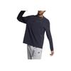 Nike Solid Color Logo Print Crew Neck Sweatshirt Men Tops Dark-Grey AR1557-475
