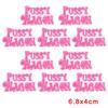 10PCS Wholesale Pink Bow Crown Lips Embroidery Patches For Clothing DIY Thermoadhesive Patches On Clothes Iron On Patch Backpack