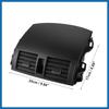 Car Air Vent Panel Assembly Front Center Dashboard A/C Outlet Vent Panel Fit for Toyota Corolla - Pack of 1 Black Item Replacement