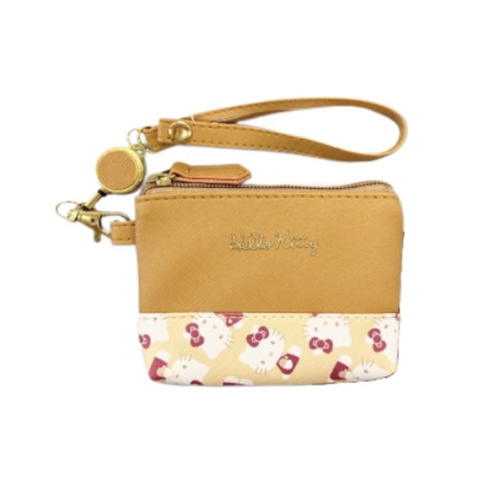 

Hatayama Shoji Reel Pass Pouch Flyer Pattern Hello Kitty x x D2cm 34202635 H7.5 W11.5