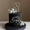 Birthday Ins Cake Luxury Decoration Crystal Crown Cake Topper Beautiful Large Wedding Party Princess Theme Celebration Gifts New