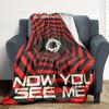 1pc Now You See Me Flannel Throw Blanket - HD Printed Lightweight Soft Warm All-Season Blanket for Sofa, Bed, Travel, Camping 083