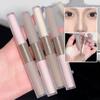 Vloeibare contourstift Hoogglans 2 in 1 Verheldert de huid Warme tint Grijsbruin Neusschaduw Contour Matte markeerstift Gezichtsbronzer