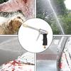 Water Hose Nozzle Long Rod Garden Hose Nozzle 360-degree Rotating Spray Quick Connector Leakproof Universal Metal Brass Sprayer Hose Nozzle