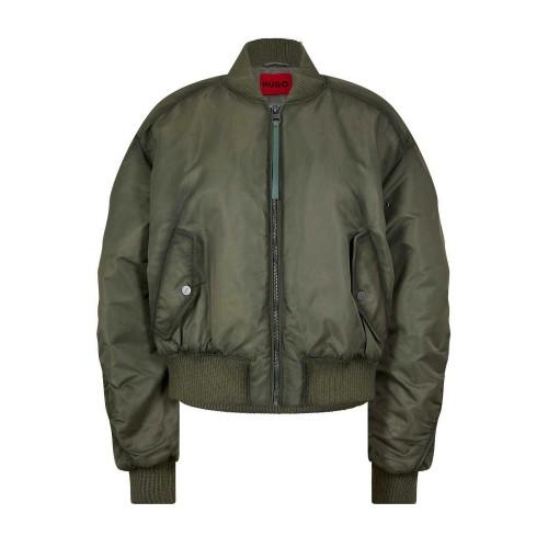 Hugo Damen Ferida Satin Gepolsterte Bomberjacke