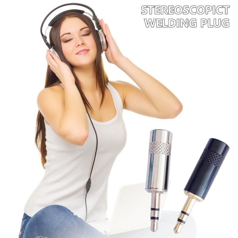 3.5mm Stereo Sound Plugs With Plated Coppers For High Fidelities Sound Transmission