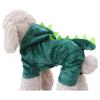 Fantasia de Dinossauro Roupas de Pelúcia para Cães de Pequeno a Médio Porte - Coleção Outono/Inverno