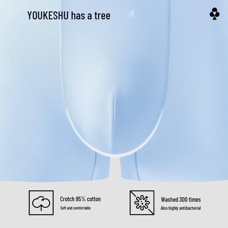 Men's Ice Silk Antibacterial Boxer Briefs