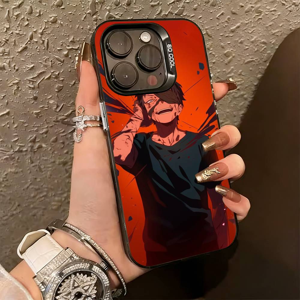 Zero Natsuki Subaru REM Phone Case For iPhone 17,16,15,14,13,12,11 Plus,Pro Max,XS,Colorful Silver Black Cover