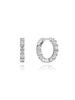 Hyeres Lor Essence Silver (W) Tennis One-Touch Earrings S Hl4E32403W9Xxx