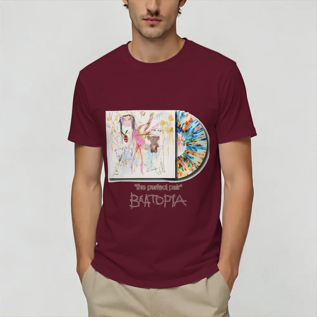 Beabadoobees Vintage TShirt Summer Cotton T Shirts For Unisex Fashion Casual Tee Shirt Short Sleeve Aesthetic Clothes