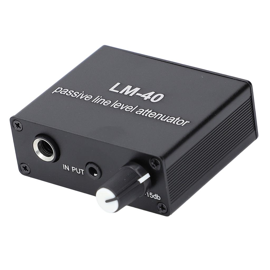 Sound Passive Attenuator ?40db?15db Adjustable Sound Volume Control Attenuator with 3.5mm Output