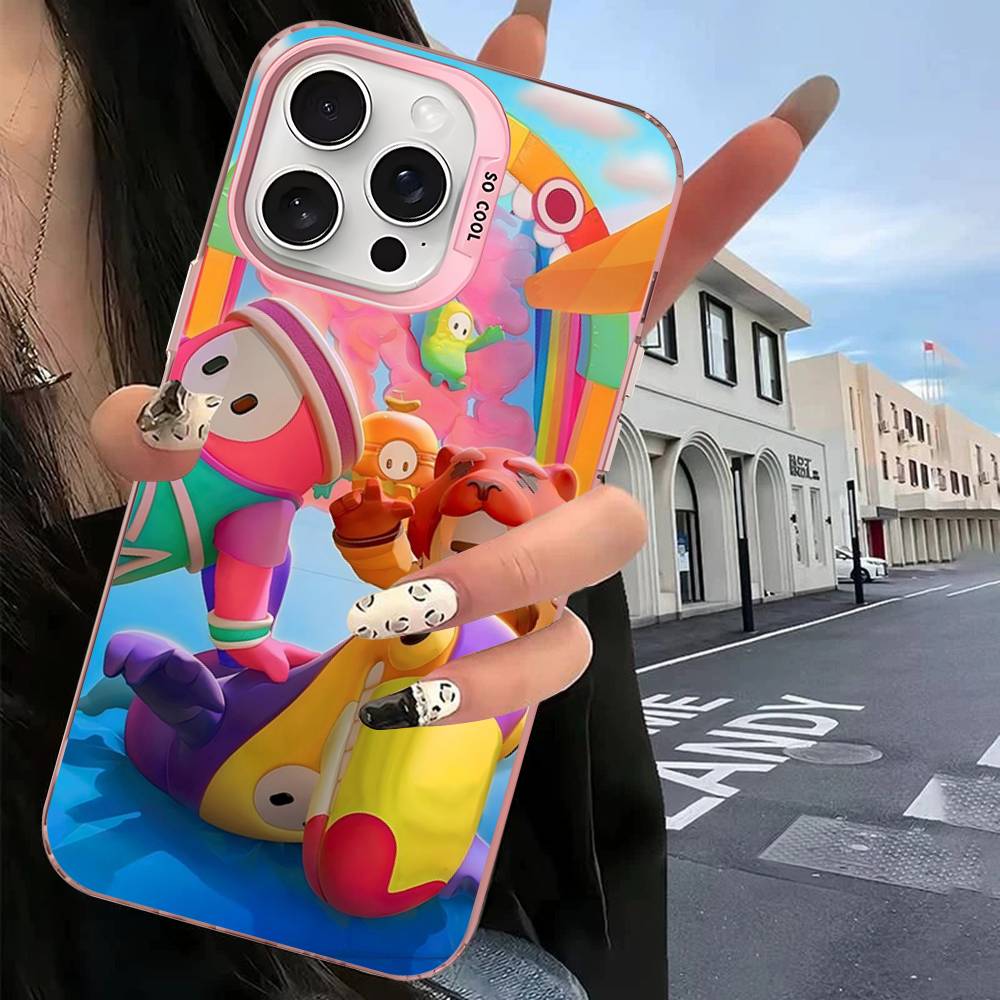 F-Fall G-Guys Game Phone Case For iPhone 17 16 15 14 13 MAX Matte Shockproof Back Anti Fall Matte Cover