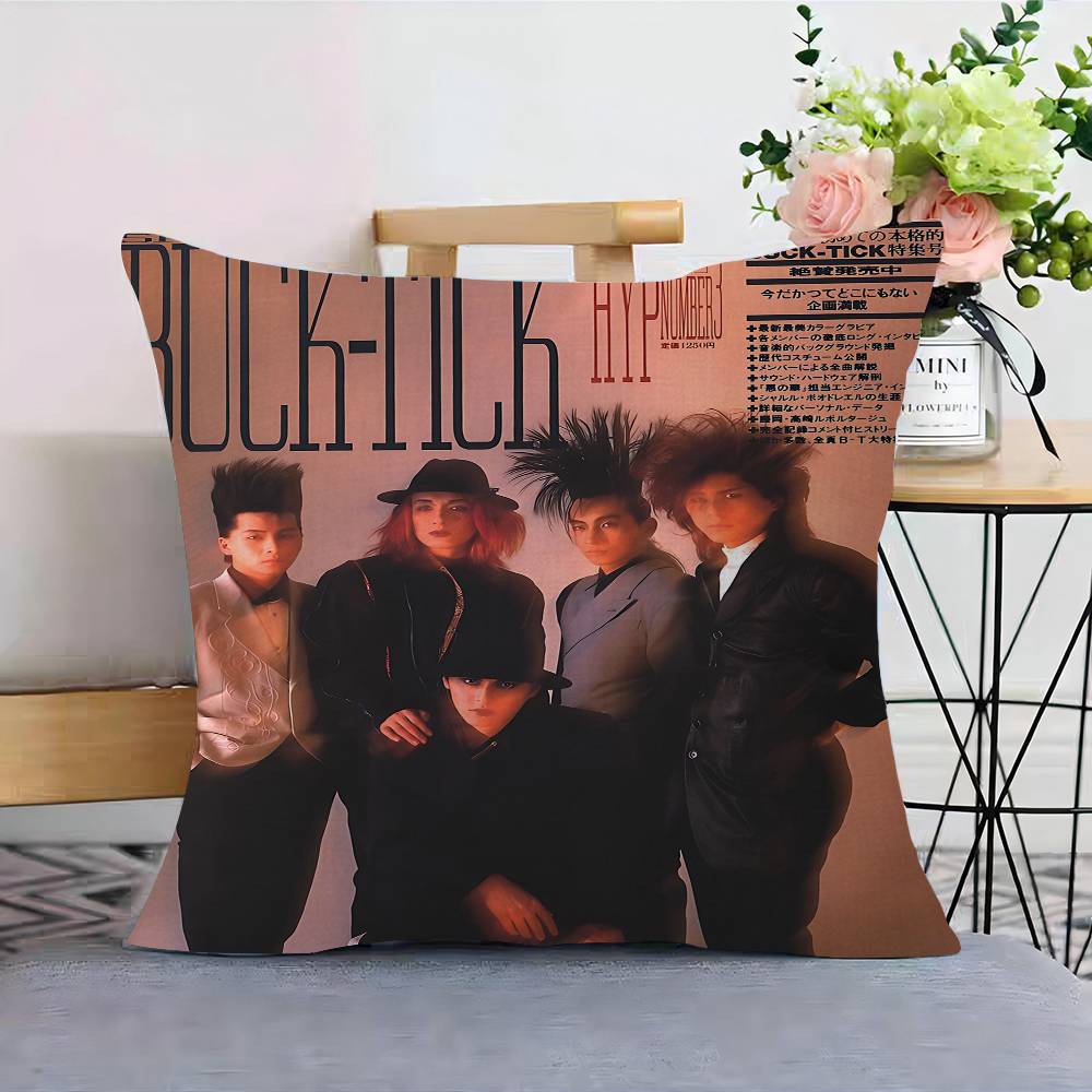 Classic B-Buck T-Tick Decorative Room Aesthetics Pillow Case Home Decor Bedroom Sofa Bed Couch Pillow Cover 45x45