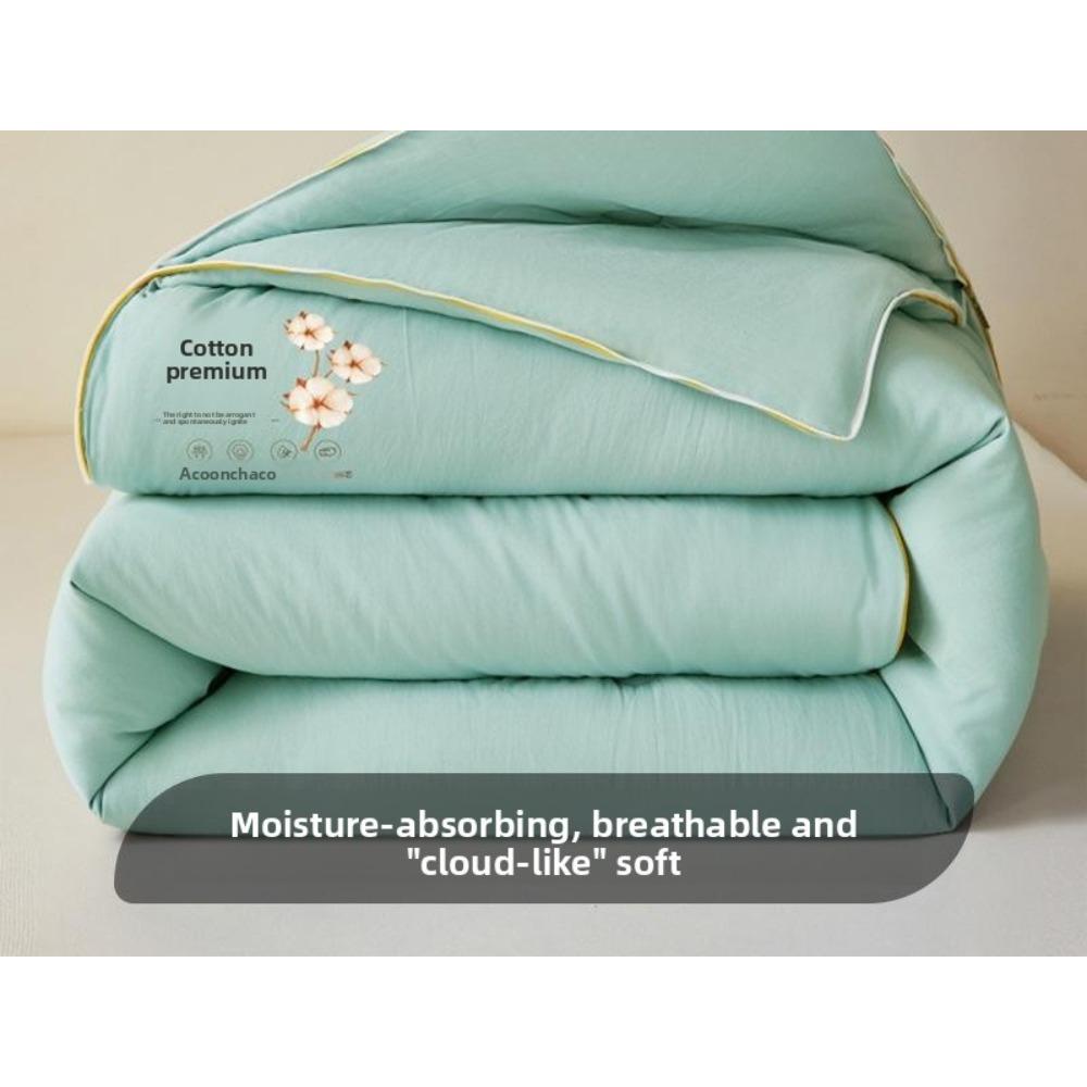 Pure Cotton Zipper Style Quilt, Thickened Winter Quilt, All-cotton Quilt Core