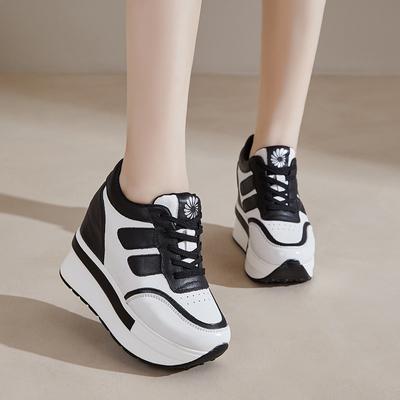 Dicke Sohle Freizeitschuhe Weiße Schuhe Damenschuhe