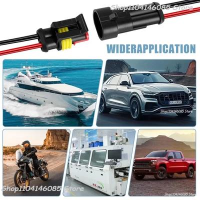 Automobilstecker Elektrische Motorradstecker Wasserdichtes Schnellverbindungs-Set mit Kabel, Geeignet für Autos und Schiffe Stecker