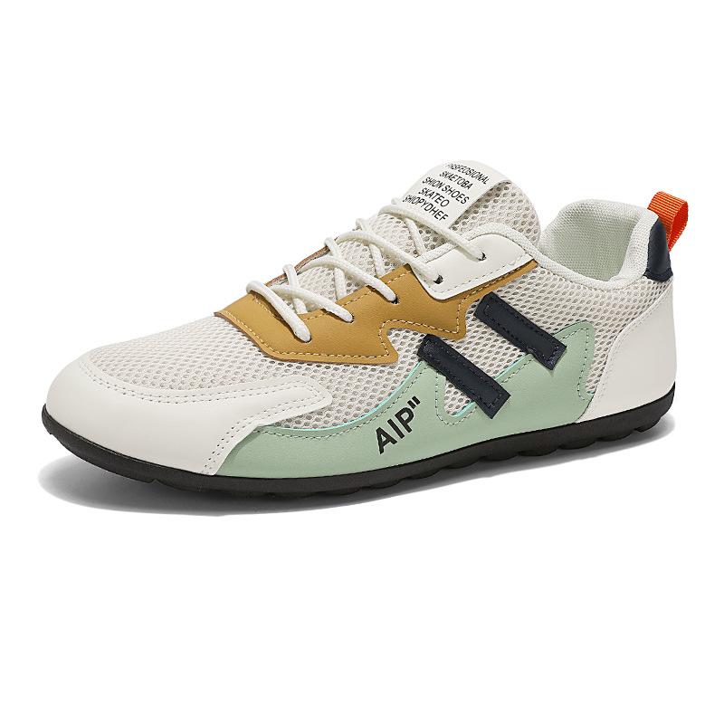 Men's shoes 2025 new summer breathable casual sports mesh shoes versatile running soft sole mesh men's low-top trendy shoes