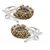 Brass Ghungroo White Cotton String Bells 1.6 Cm