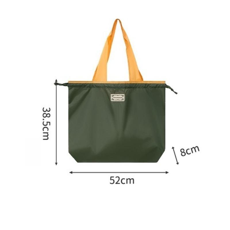 1pcs Foldable Supermarket Shopping Bag Portable Single-Shoulder Large Capacity Handheld Bags Waterproof Grocery Bag