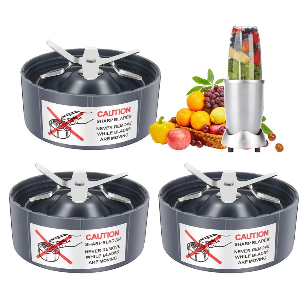 3 Pieces Replacement Extractor Blade for Nutribullet 600W/ 900W Models Replacement Parts Blade