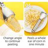 Stainless Steel Corn Peeler Serrated Edge Corn Thresher Manual Corn Planer  Kitchen Utensil