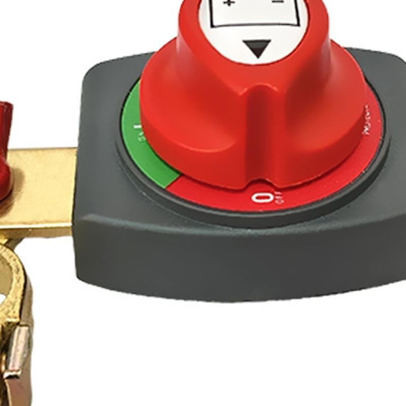 Vehicle Battery Isolator Quick Disconnect Battery Shut Off Switches Top Post Battery Disconnect Switches with Knob