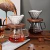 Cloud Pot Spiral Pour-Over Coffee Maker with Borosilicate Glass and Filter Cup - Customizable Logo Option