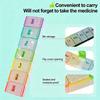 Sealed 7 Day Pill Case 7 Grids Pill Dispenser Portable Vitamin Storage Container  Travel