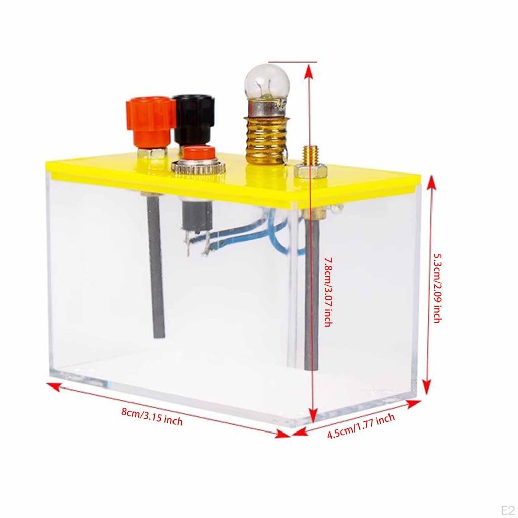 Mini Solution Conductivity Device Electrical Experiment Compact Teaching Props Physics Science
