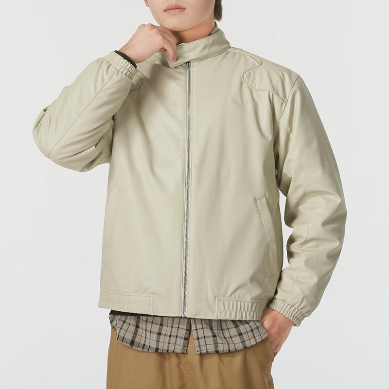 New PUMA Puffer Jacket Unisex Beige 630967-68