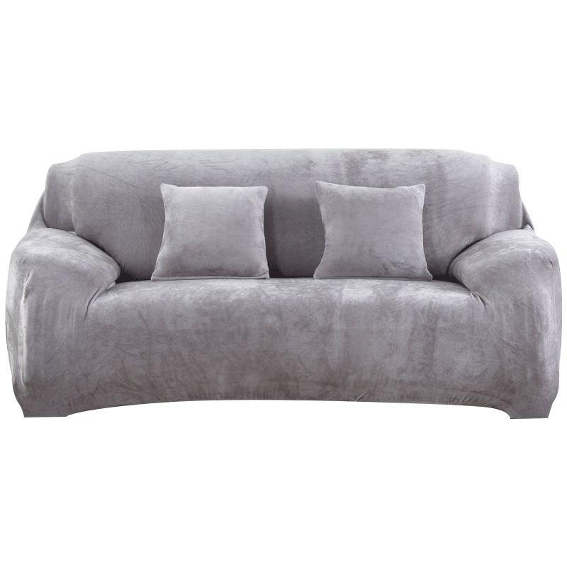 Elegant Elasticity Sofa Cover Soft Flannel Couch Cover For Stylish Home Dcor