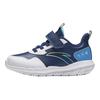 Anta Kids Vitality Comfortable Versatile Lightweight Shock Absorbing Low Top Running Shoes Kids Running Shoes White Blue A12439968-6