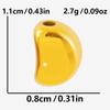 6/12pcs Big/Small Hole Star Heart Pea Real Gold Plated PVD No Fade Stainless Steel Beads For Jewelry Making Supplies Spacer Bead