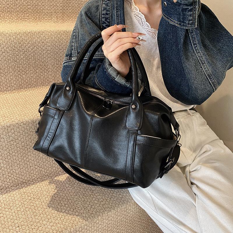 Premium Sense Maillard Tragetasche Damen Herbst 2025 Retro Beliebte Schultertasche Große Kapazität Umhängetasche