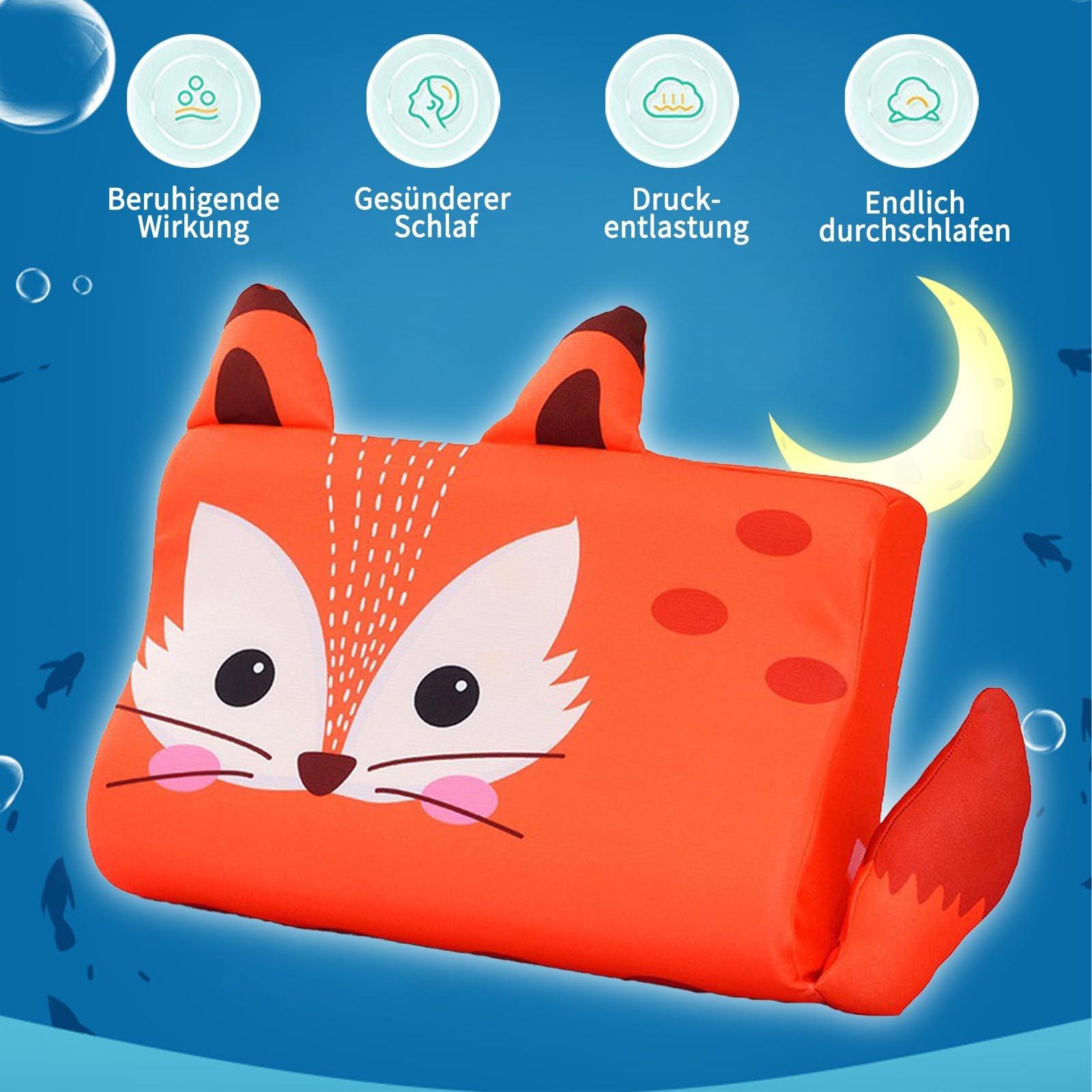 

Подушка Calmlye, детская подушка для лучшего и здорового сна, детская подушка, эргономичная, дышащая и приятная для кожи One Size шафрановый